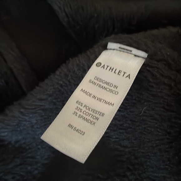 Athleta fleece lined open wrap xxs kozy karma - Picture 2 of 3
